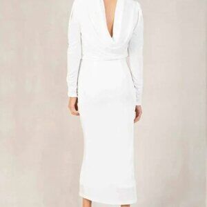 Misha Charlize Dress White, Size USA 4